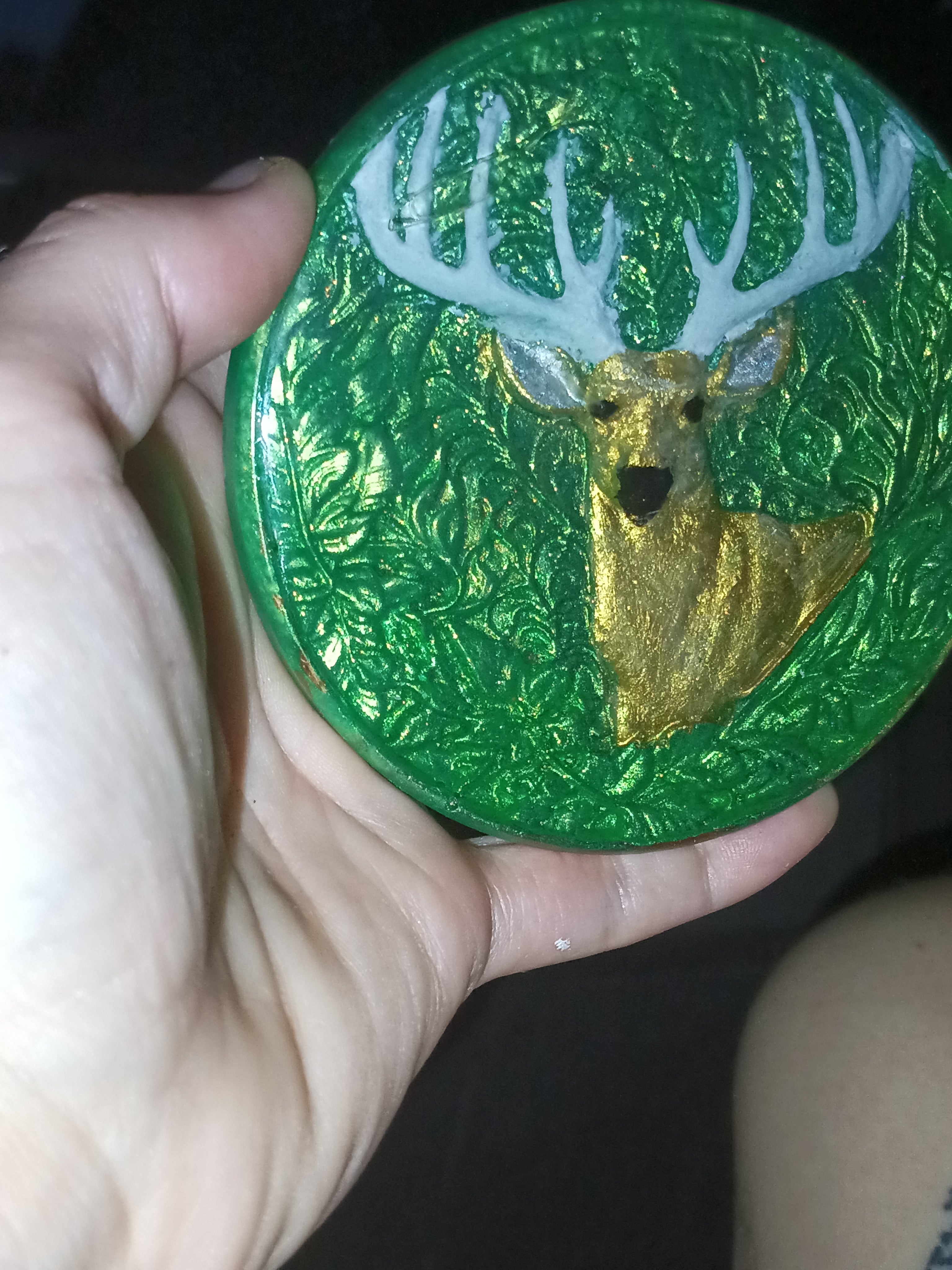 2 pc. Stud Buck coaster set
