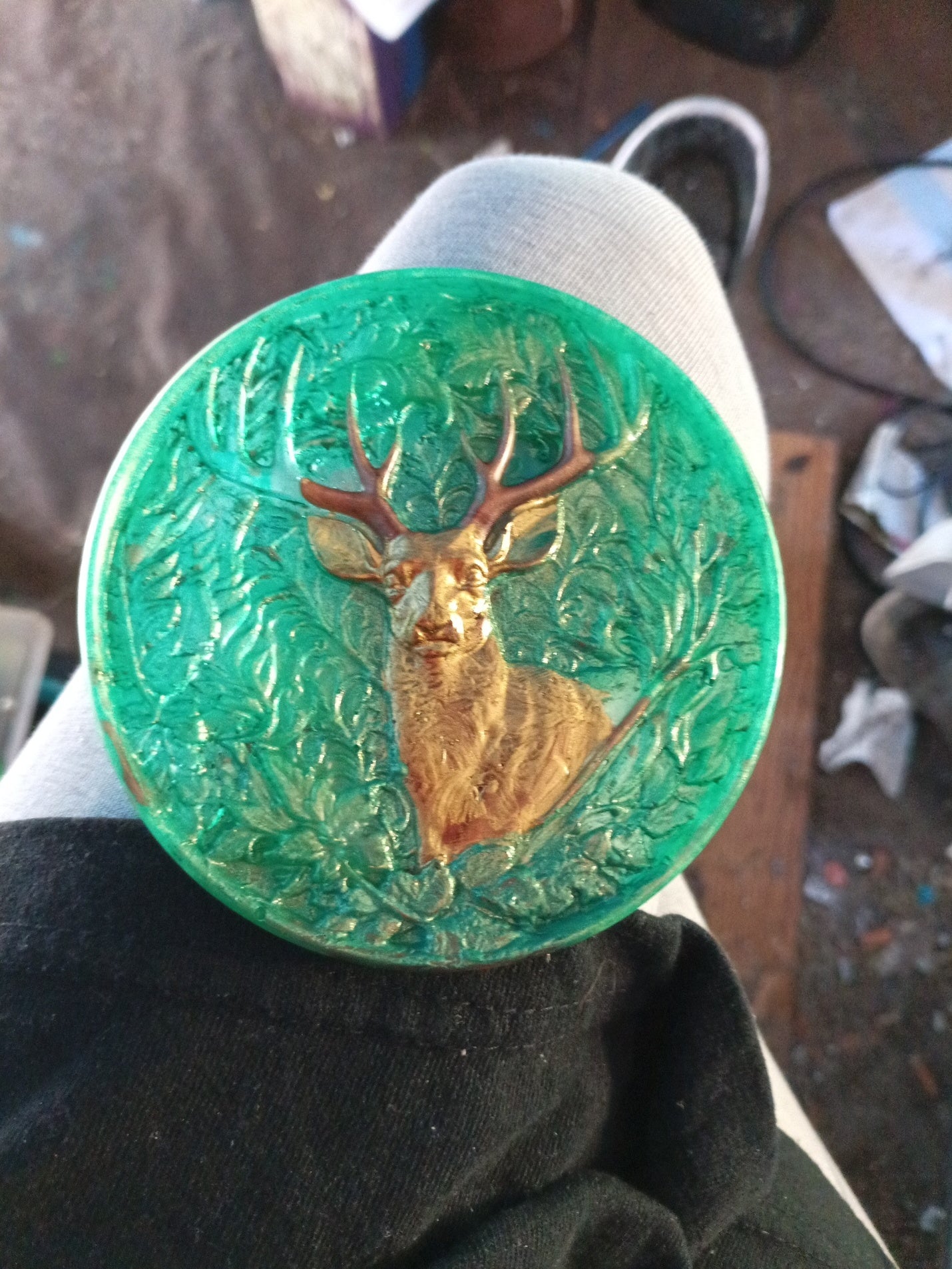 2 pc. Stud Buck coaster set