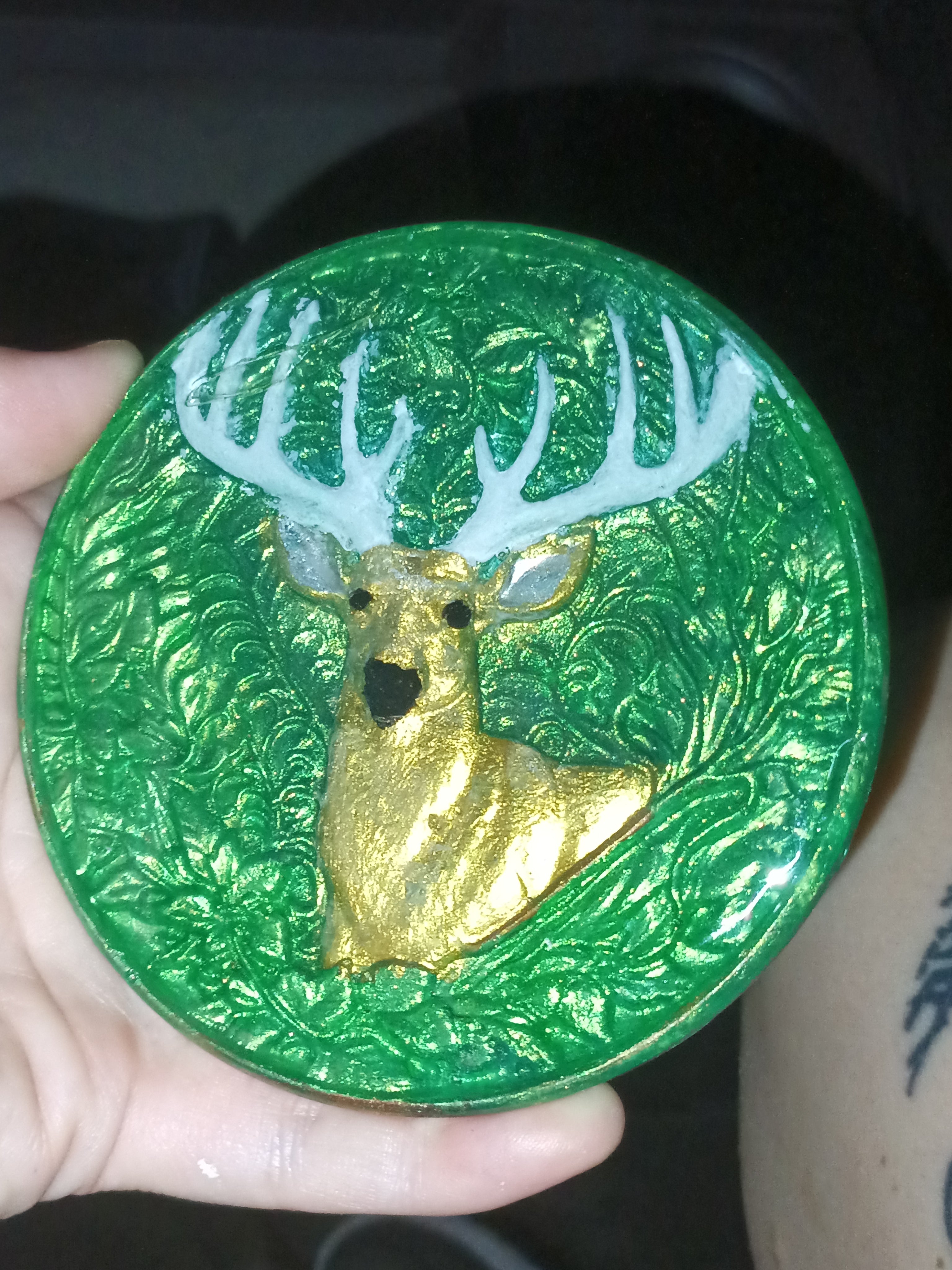 2 pc. Stud Buck coaster set